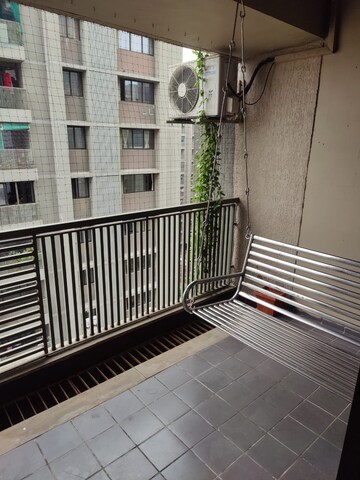 Balcony in 3 BHK Apartment at Vaishnodevi Circle – for Rent