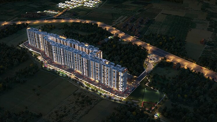 Exterior View, sowparnika-euphoria 2 Bedroom 994 Sq.Ft. Apartment In Whitefield Bangalore 8029037
