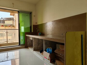 Kitchen in 3 BHK Apartment at Galaxy  Krishna Tower, Kharghar – for Rent
