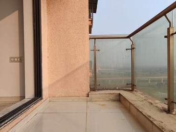 Balcony in 3 BHK Apartment at Galaxy  Krishna Tower, Kharghar – for Rent