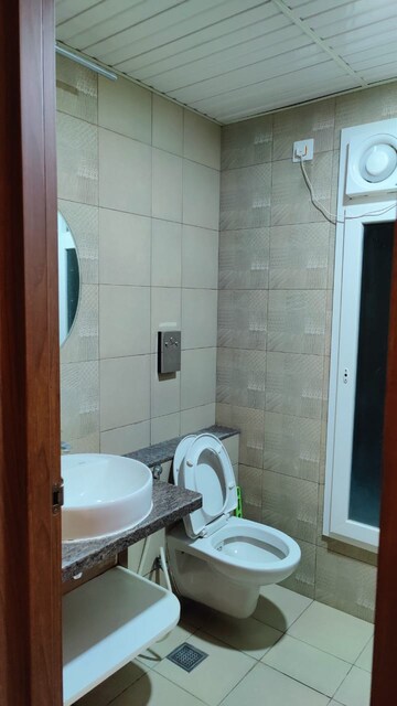 Bathroom in 3 BHK Apartment at L&T Raintree Boulevard, Hebbal – for Rent