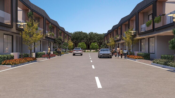 Exterior View, high ground 3 Bedroom 115 Sq.Yd. Villa In High Ground Zirakpur 8029132