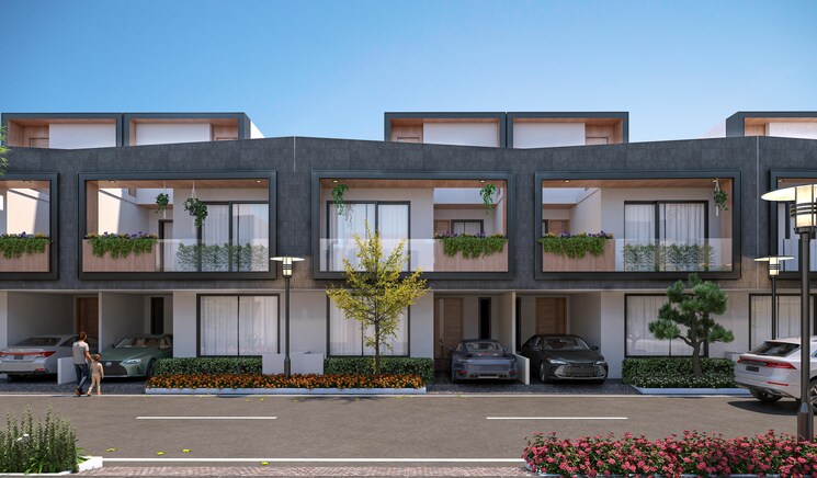 Exterior View, high ground 3 Bedroom 115 Sq.Yd. Villa In High Ground Zirakpur 8029132