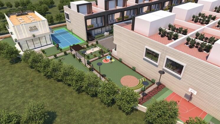 Exterior View, high ground 3 Bedroom 115 Sq.Yd. Villa In High Ground Zirakpur 8029132