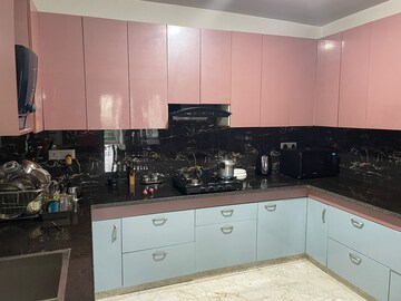 Kitchen in 3 BHK Apartment at Ansal Sushant Lok I, Sector 43 – for Rent