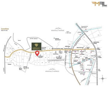  Plot – Map Location View at Lion Green Valley 2, Sohna Sector 7 - for Sale