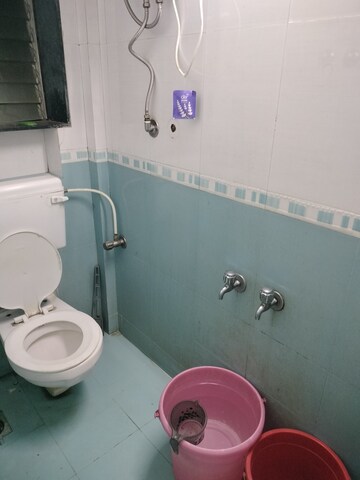Bathroom in 1 RK Apartment at Adarsh Nagar CHS Worli, Worli – for Rent