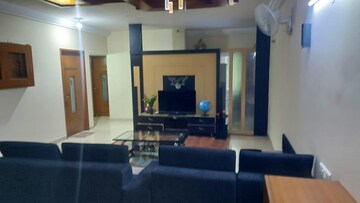 Living Room in 2.5 BHK Apartment at Godrej Woodsman Estate, Hebbal – for Rent