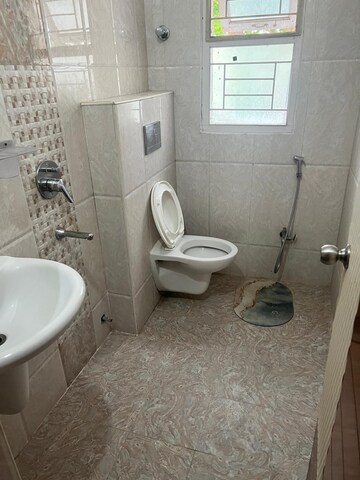 Bathroom in 3 BHK Apartment at Jubilee Hills – for Rent