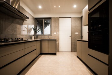 Kitchen in 4 BHK Apartment at Vasna Bhayli Road – for Sale