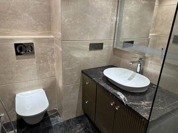 Bathroom in 3 BHK Apartment at Anand Niketan – for Rent