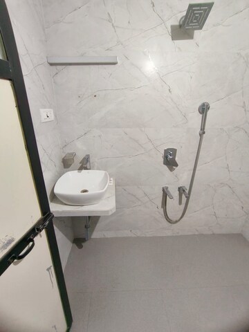 Bathroom in 2 BHK Apartment at Sheth Vasant Lawns, Laxmi Nagar – for Rent
