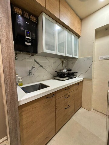 Kitchen in 1 BHK Apartment at Worli – for Rent