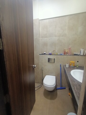 Bathroom in 3 BHK Apartment at Runwal Greens, Mulund West – for Sale