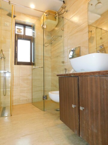 Bathroom in 4 BHK Apartment at Greater Kailash ii – for Rent