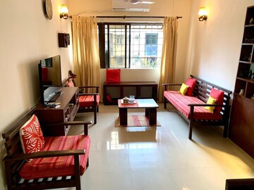 Living Room in 2 BHK Apartment at Foreshore Apartment, Juhu – for Rent