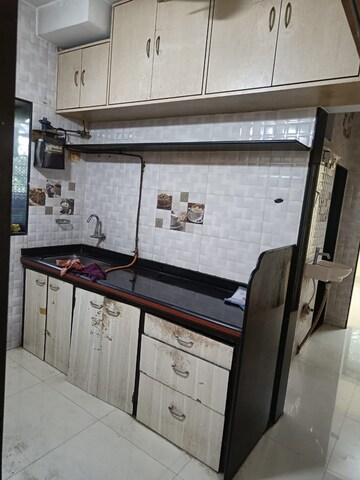 Kitchen in 1 BHK Apartment at Vrindavan CHS Thane West, Vrindavan Society – for Rent