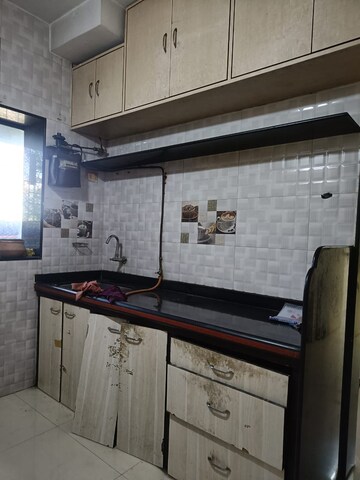 Kitchen in 1 BHK Apartment at Vrindavan CHS Thane West, Vrindavan Society – for Rent