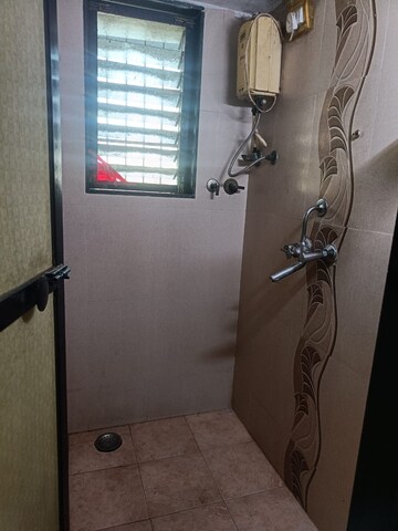 Bathroom in 1 BHK Apartment at Vrindavan CHS Thane West, Vrindavan Society – for Rent