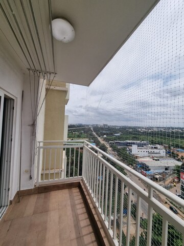 Balcony in 3.5 BHK Apartment at RMZ Galleria, Yelahanka – for Rent