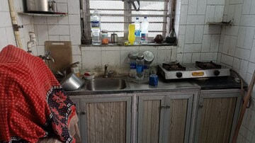 Kitchen in 1 BHK Apartment at Khar West – for Rent