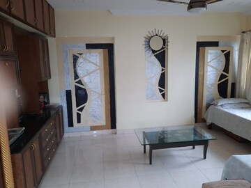 Living Room in 1.5 BHK Apartment at Bandra West – for Rent