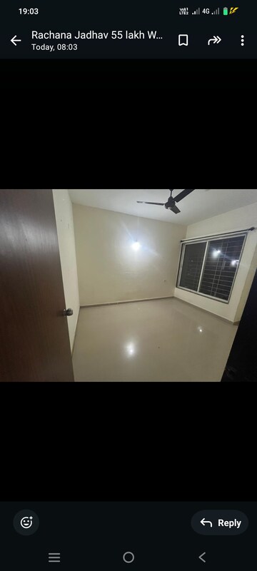 Master Bedroom in 1 BHK Apartment at Alliance Nisarg, Wakad – for Sale