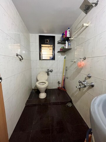 Bathroom in 2 BHK Apartment at Parijat Soceity, Panch Pakhadi – for Rent