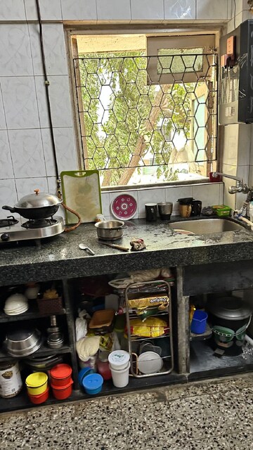 Kitchen in 1 BHK Apartment at Bandra West – for Rent