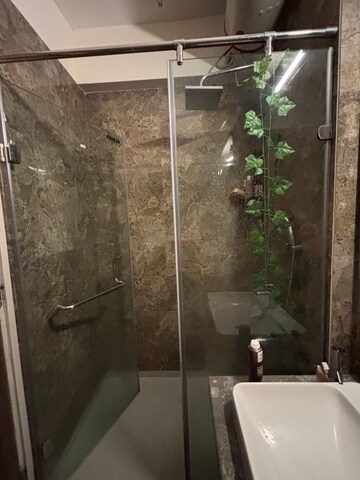 Bathroom in 2 BHK Apartment at LnT Realty Crescent Bay, Parel – for Sale