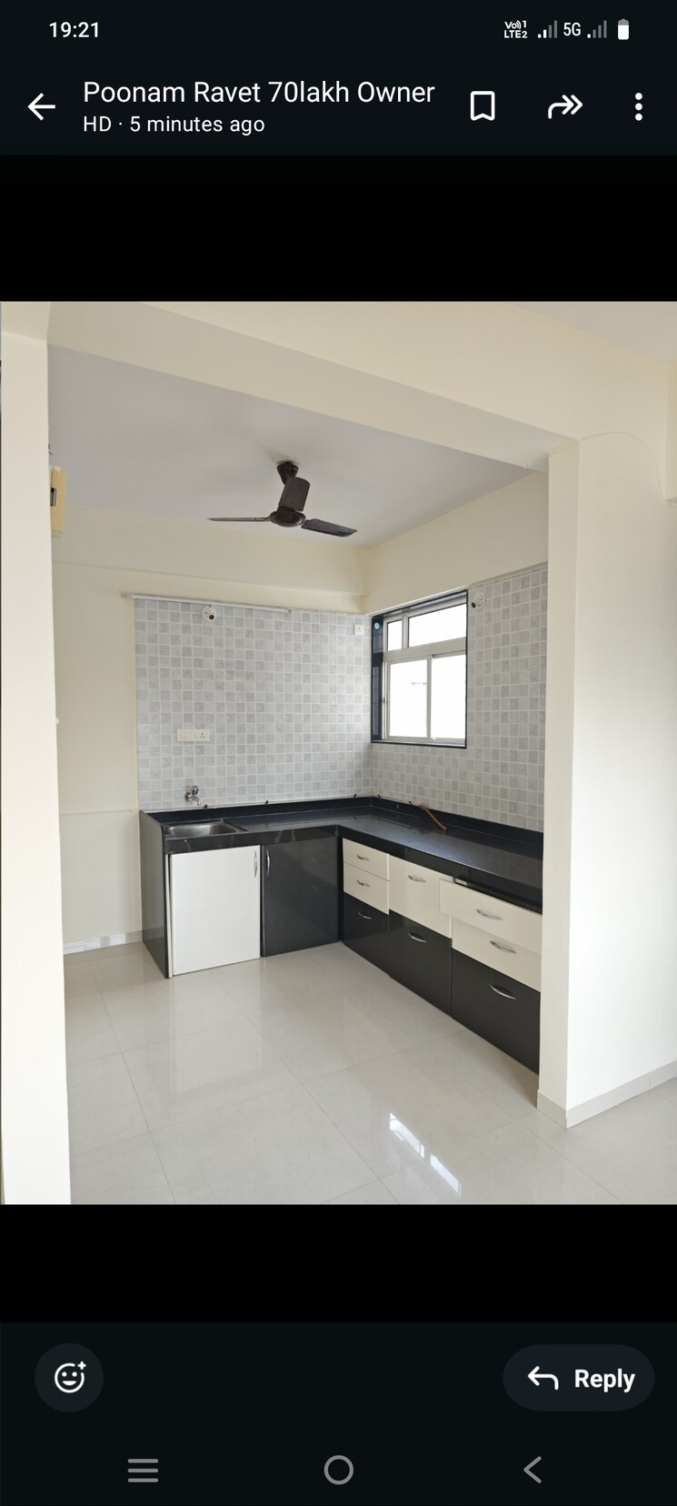 Kitchen, anand-silver-oak 2 Bedroom 1000 Sq.Ft. Apartment In Ravet Pune 8029599