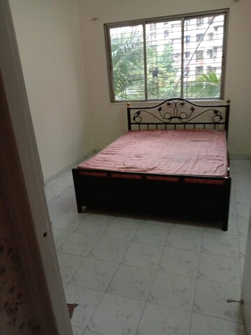 Bedroom in 1 BHK Apartment at Rutu Enclave, Kasarvadavali – for Rent
