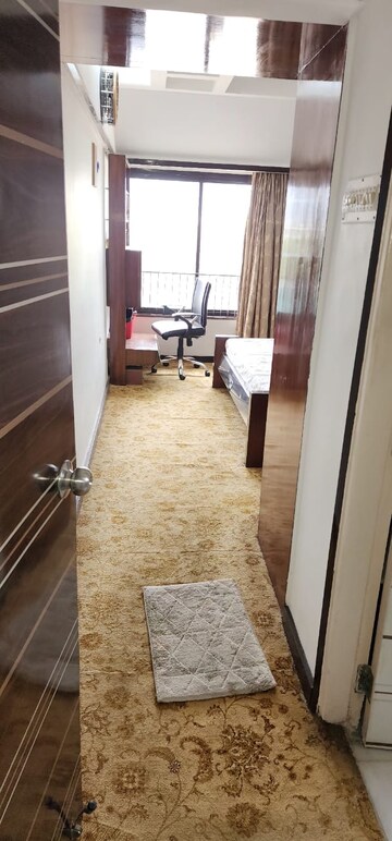 Balcony in 3 BHK Apartment at Heera Panna Apartment, Tardeo – for Rent