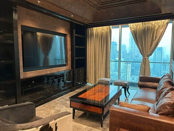Living Room in 5 BHK Apartment at Bayview Terraces, Prabhadevi – for Rent