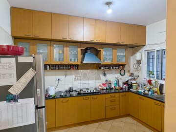 Kitchen in 3 BHK Apartment at Sobha Chrysanthemum, Thanisandra – for Rent