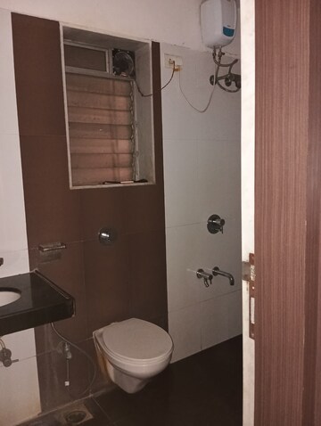 Bathroom in 2 BHK Apartment at Soham Garden, Manpada – for Rent
