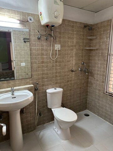 Bathroom in 3 BHK Builder Floor at SS Mayfield Gardens, Sector 51 – for Rent