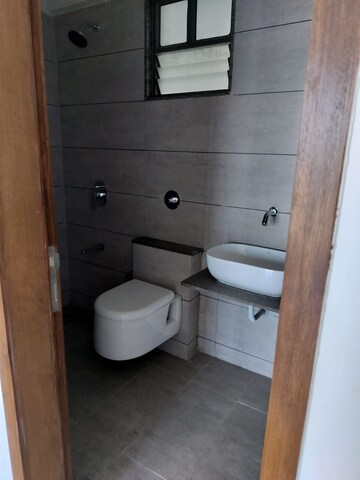 Bathroom in 3 BHK Apartment at Ganesh Malabar County, Near Nirma University On Sg Highway – for Rent