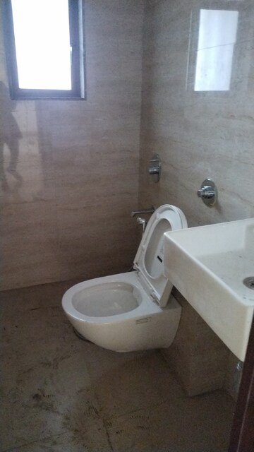 Bathroom in 3 BHK Apartment at Sunteck Maxxworld, Naigaon East – for Rent