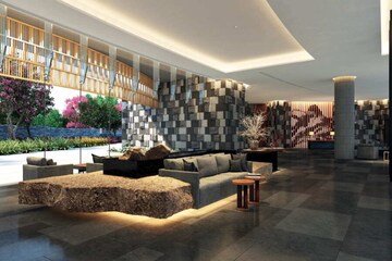 Building Lobby in 3 BHK Apartment at Krisumi Waterside Residences, Sector 36a – for Sale