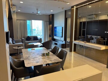 Living Room in 3 BHK Apartment at Lokhandwala Minerva Mahalaxmi, Mahalaxmi – for Rent