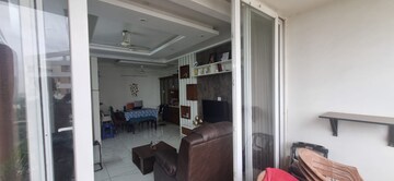 Living Room in 2.5 BHK Apartment at Mantri Lithos, Thanisandra – for Rent