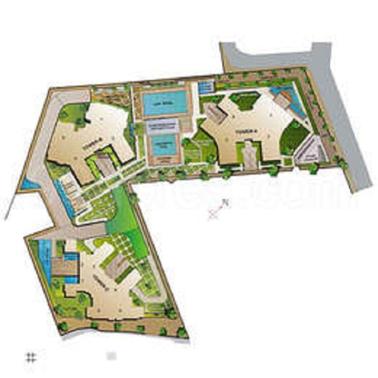 Master Plan, db-realty-orchid-woods 3 Bedroom 1274 Sq.Ft. Apartment In Goregaon East Mumbai 8030037