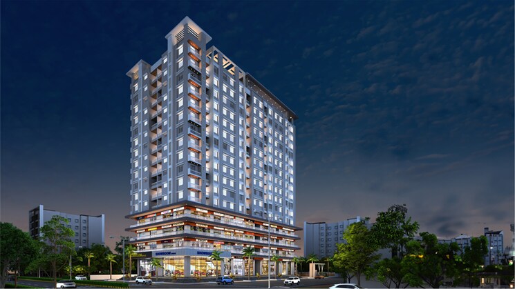 Exterior View, mahalaxmi-elegance 2 Bedroom 715 Sq.Ft. Apartment In Undri Pune 8030043