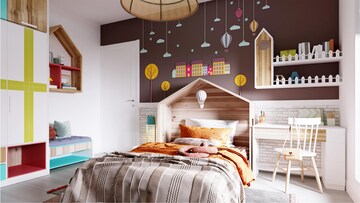 Bedroom in 2 BHK Apartment at Mahalaxmi Elegance, Undri – for Sale