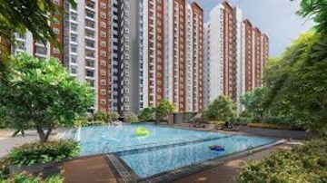 Swimming Pool in 3 BHK Apartment at Provident Botanico, Whitefield – for Sale