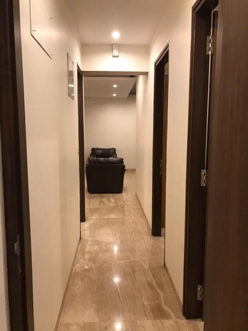 Building Lobby in 1 BHK Apartment at Omkar Signet, Malad East – for Rent