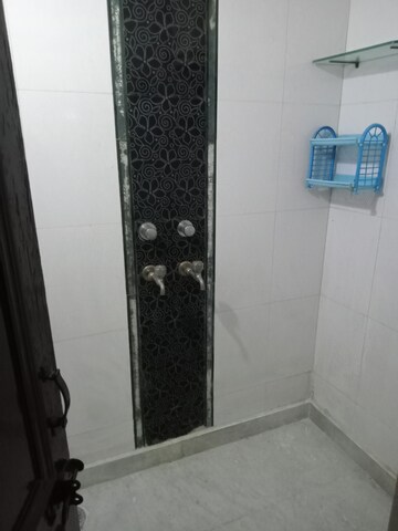 Bathroom in 1 BHK Builder Floor at Paschim Vihar – for Rent