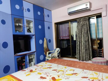 Master Bedroom in 1 BHK Apartment at Satya Jivan CHS, Lbs Marg – for Rent