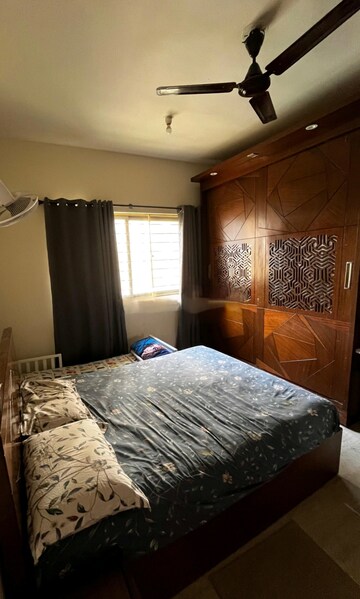 Bedroom in 2 BHK Apartment at Lodha Luxuria Priva, Majiwada – for Rent
